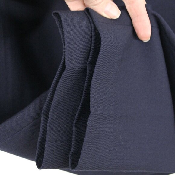 Club‎ Monaco Borrem Navy Wool Blend Tailored Career Work Trouser Ankle Pant Sz 0 - Picture 7 of 13